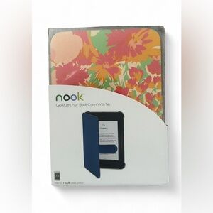 New Barnes & Noble Nook GlowLight Plus Cover - Floral Multicolor 7.8” Screen $40
